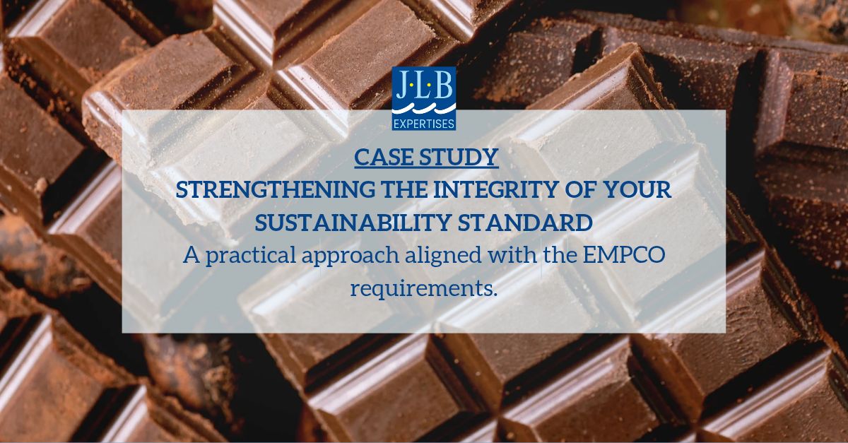 Une étude de cas de JLB Expertises sur le renforcement de l'intégrité des normes de durabilité, sur fond de chocolat.